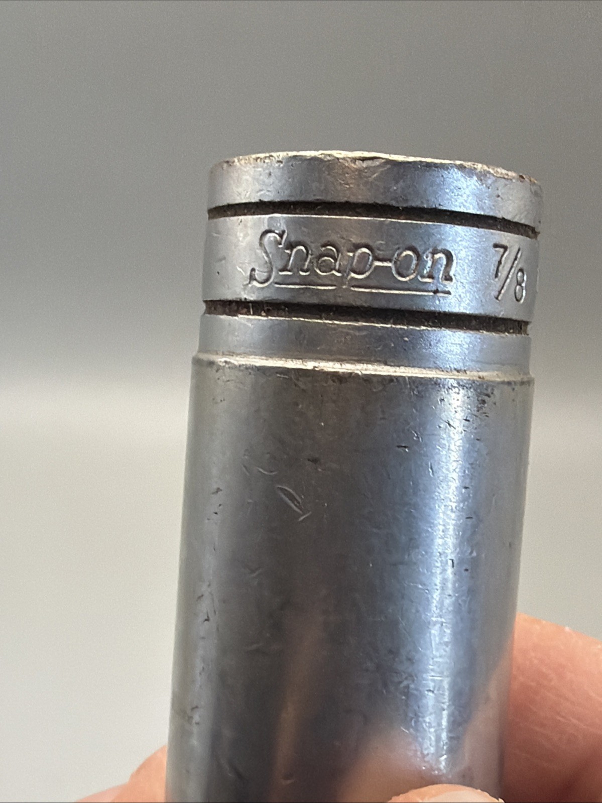 Vintage Snap-on TS-281 7/8″ Deep Socket 1/2″ Drive 6 pt SAE Chrome USA