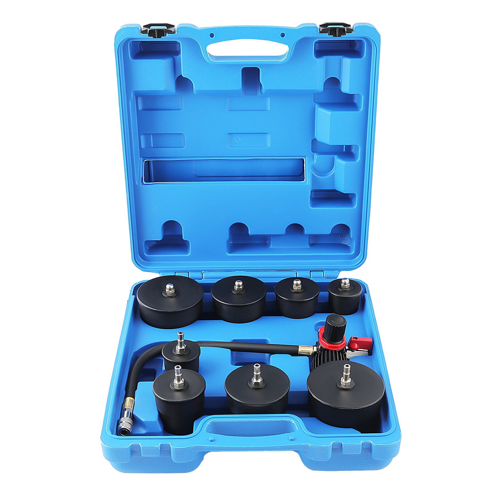 Turbo System Leakage Tester Set 4 pairs of 35 40 45 mm stepped adapters