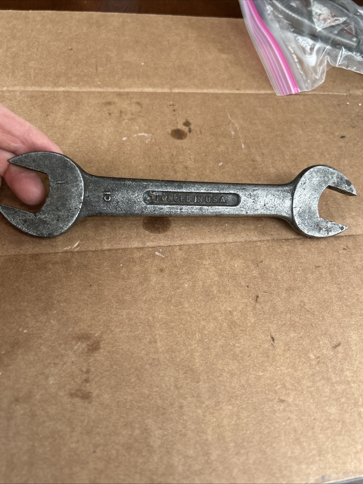 Vintage Fulton Wrench 7/8” and 25/32” Forged in USA Open End