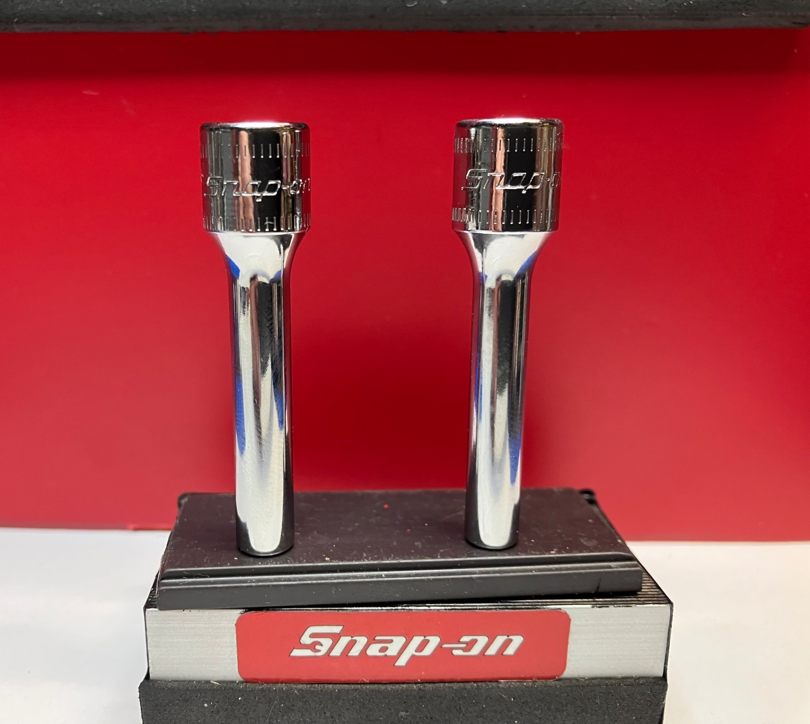 Snap On 1/4″ Drive 2 pc Metric Deep ADD ON 4mm 4.5mm 6pt Socket Lot Set NEWBIES