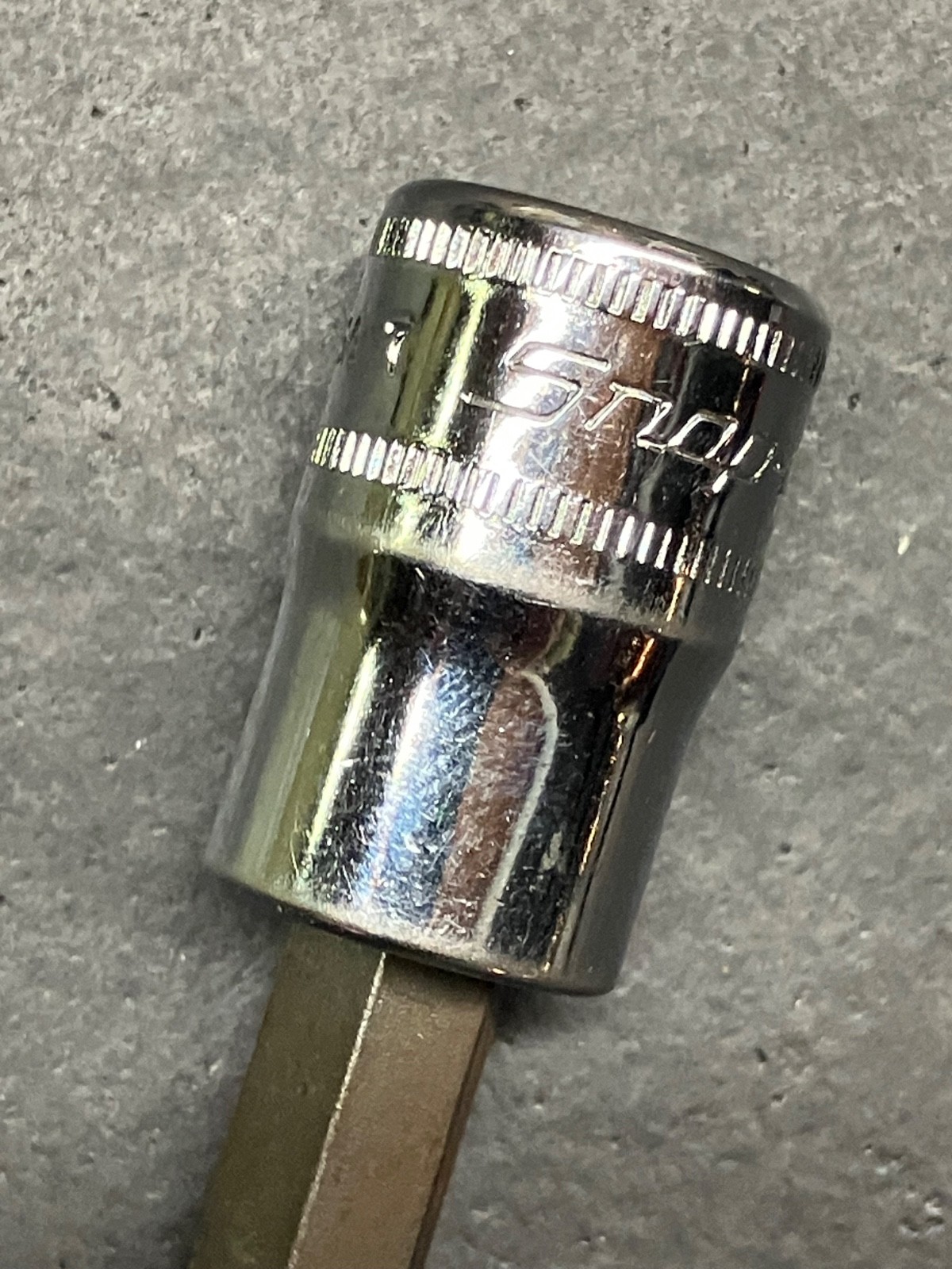 SNAP-ON Standard T55 Torx Bit Chrome Socket Driver 3/8” Dr. – USA – (g)