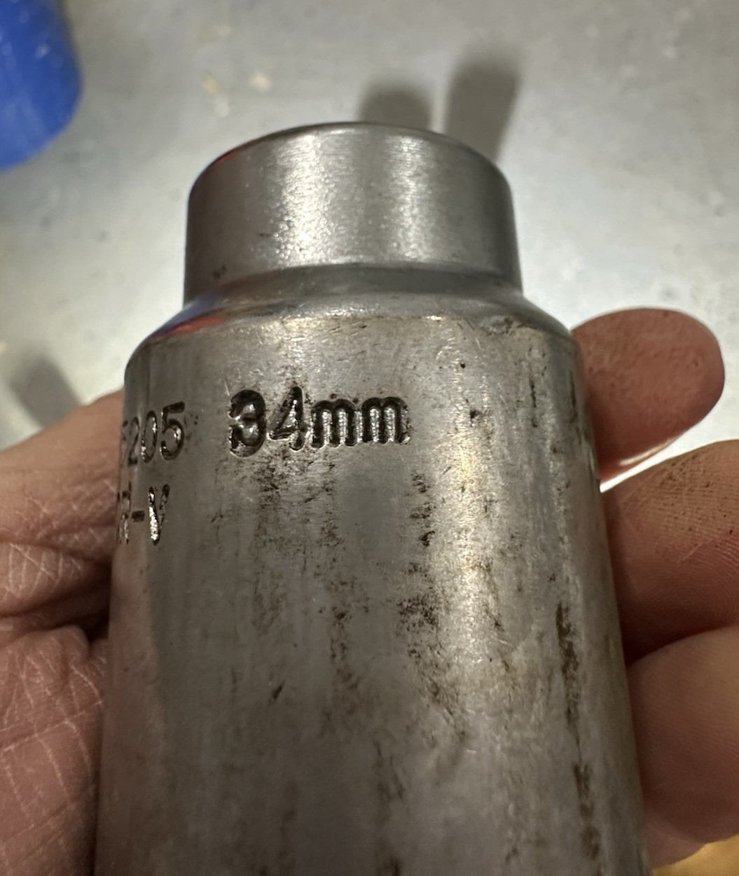 LOT of 7 Sockets Metric SAE – 1-13/16″, 1-1/2”, 1-3/8”, 7/8″, 34mm, 33mm, 24mm