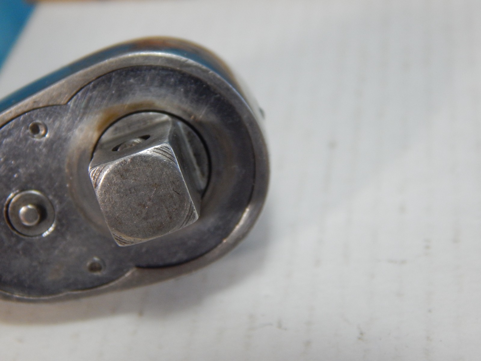 Snap on Tools 7.5″ Ratchet 3/8″ Drive, Year 1948 ,flat shank