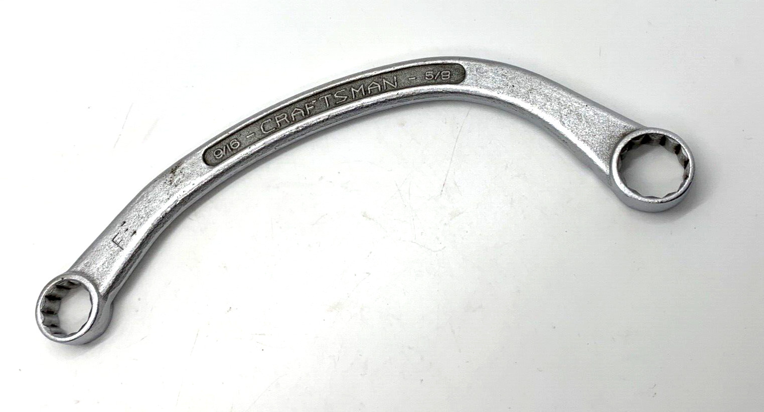 🇺🇸 Craftsman Tools -V- Obstruction Bent Box WRENCH Starter Manifold Half Moon