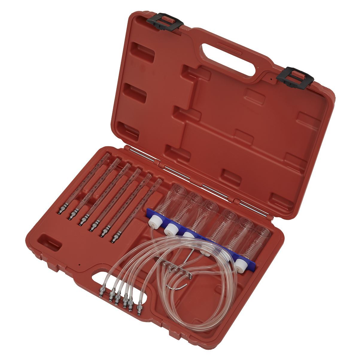 Sealey Diesel Injector Flow Test Kit – Common Rail Automotive Garage Workshop