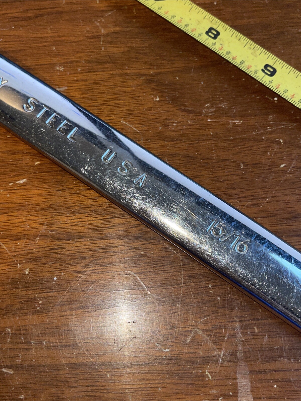 Vintage Blackhawk USA BW1169P 15/16 In SAE 12 point Combination Wrench Polish