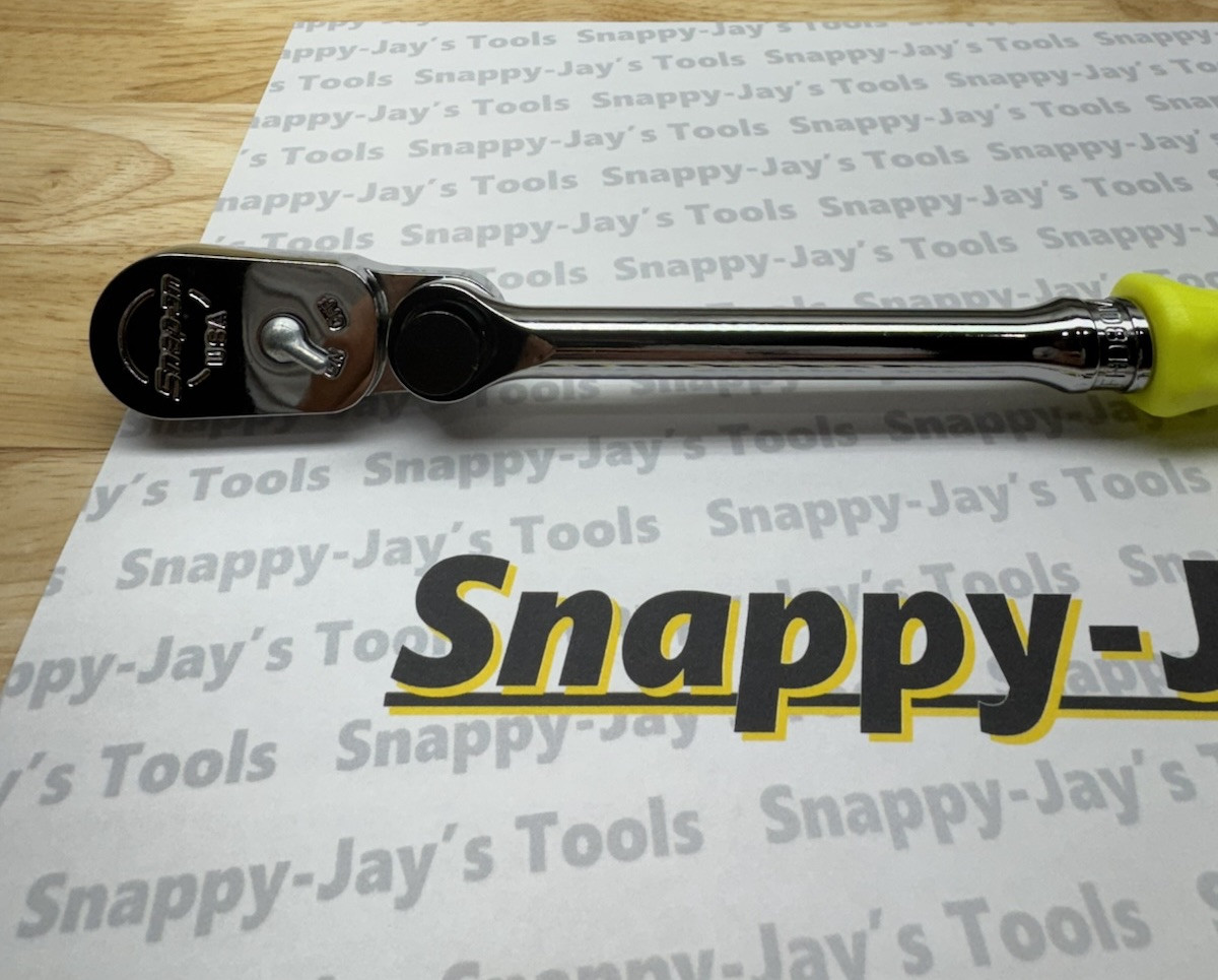 Snap-on Tools HI-VIZ 3/8″ Drive Hard Grip Multi-Position Ratchet FHD80MPHV