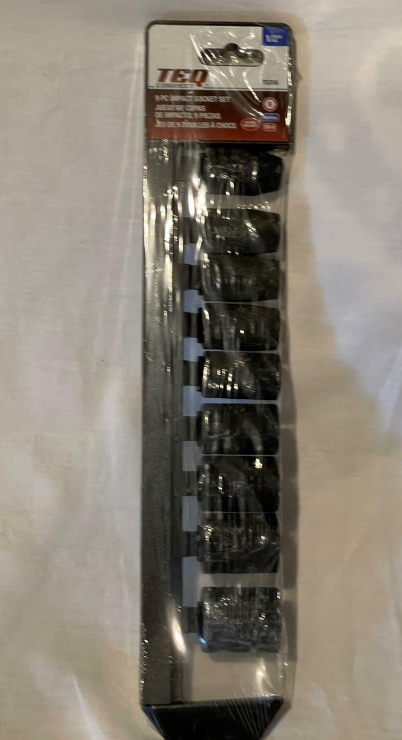 TEQ Correct 9-Piece 1/2″ Drive 6-Point Impact Metric Socket Set TQ356