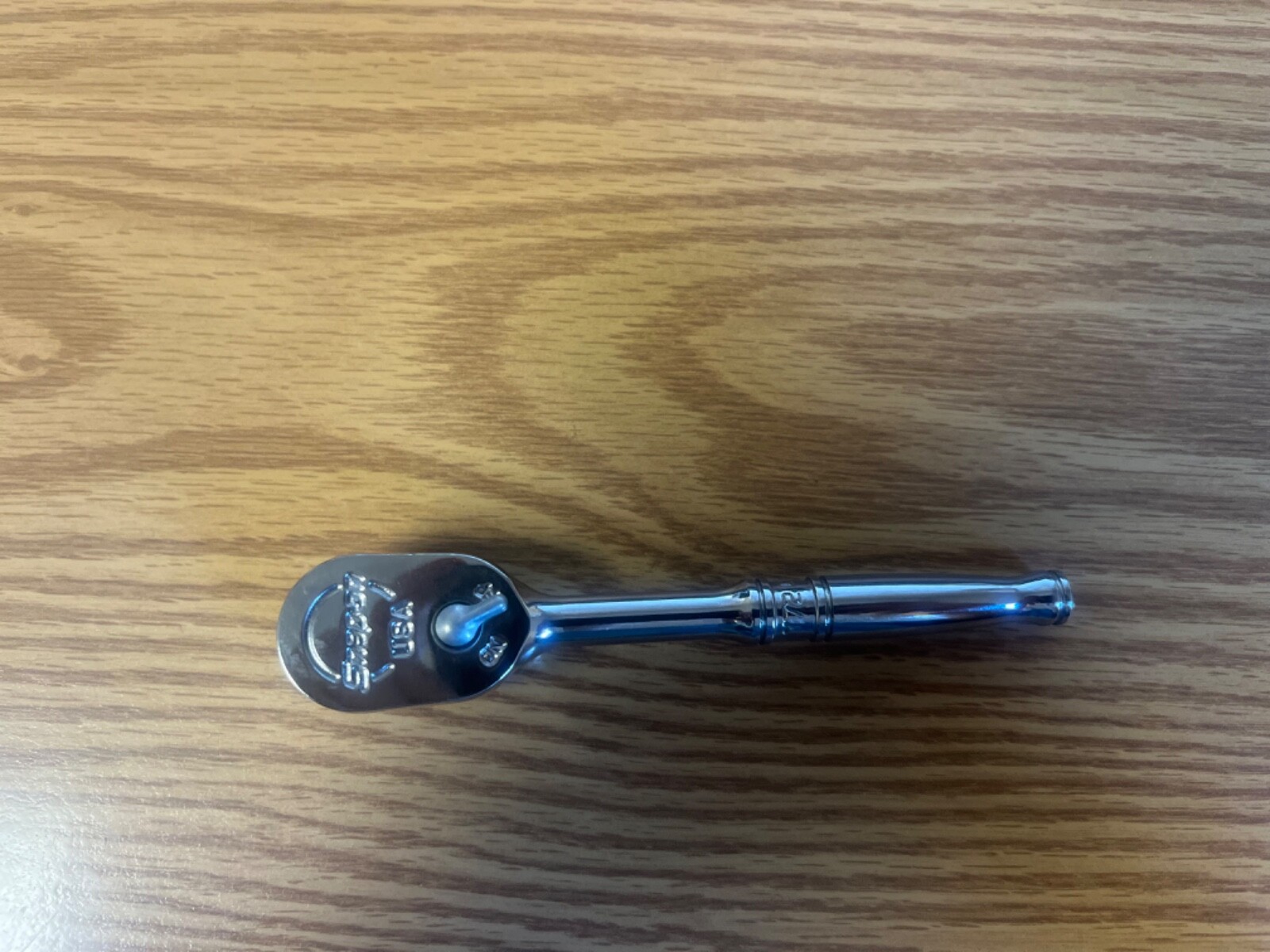 SNAP ON – TL72 – 1/4 DRIVE STANDARD REVERSEABLE RATCHET – ITEM TL72 # 2