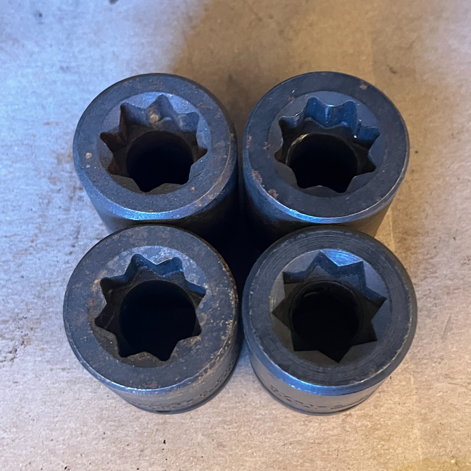 PROTO 75128 Professional 3/4″ Shallow IMPACT SOCKET 3/4″ DRIVE 8 pt – Set of 4