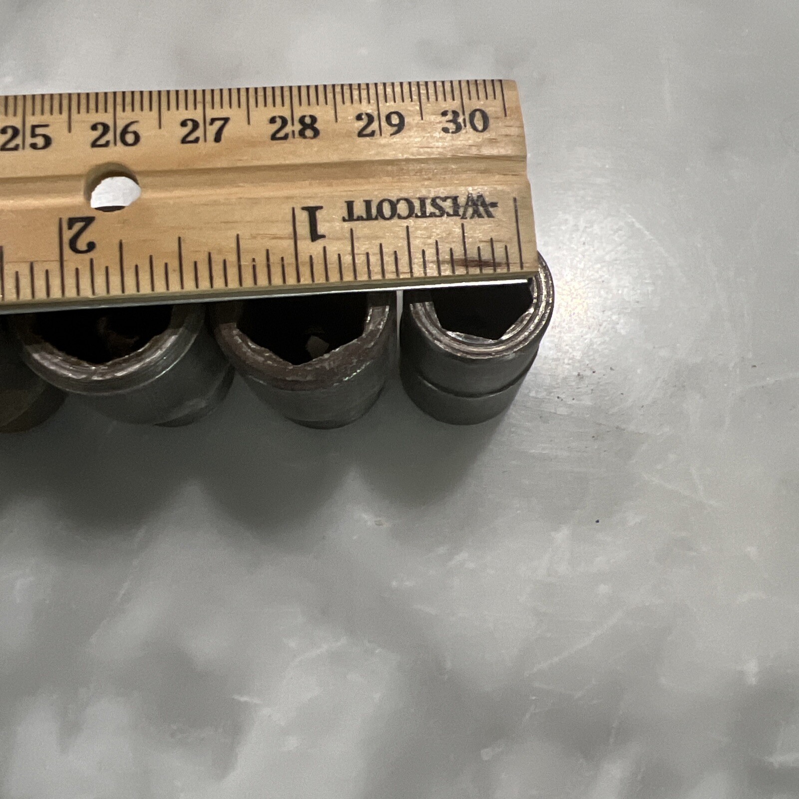Vintage Hexagon Socket Set Tray Unbranded Unmarked