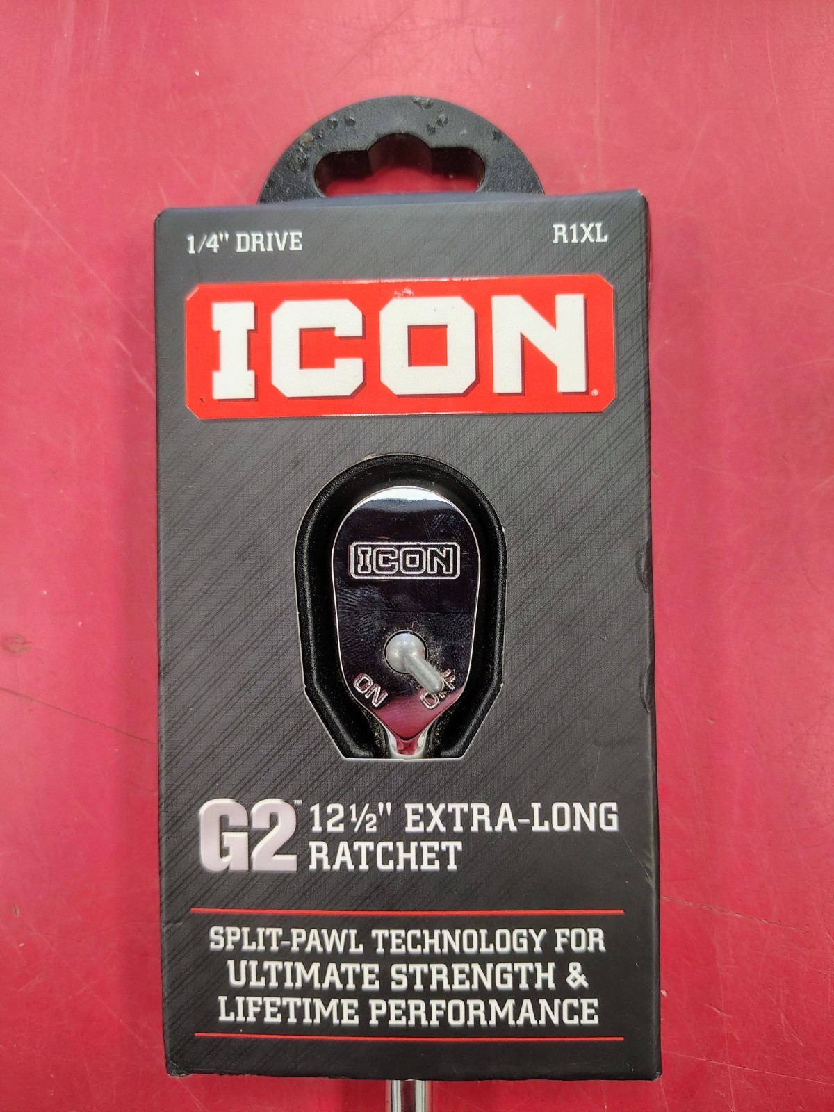 ICON R1XL G2 1/4″ Drive 12.5″ Extra Long Ratchet 70440