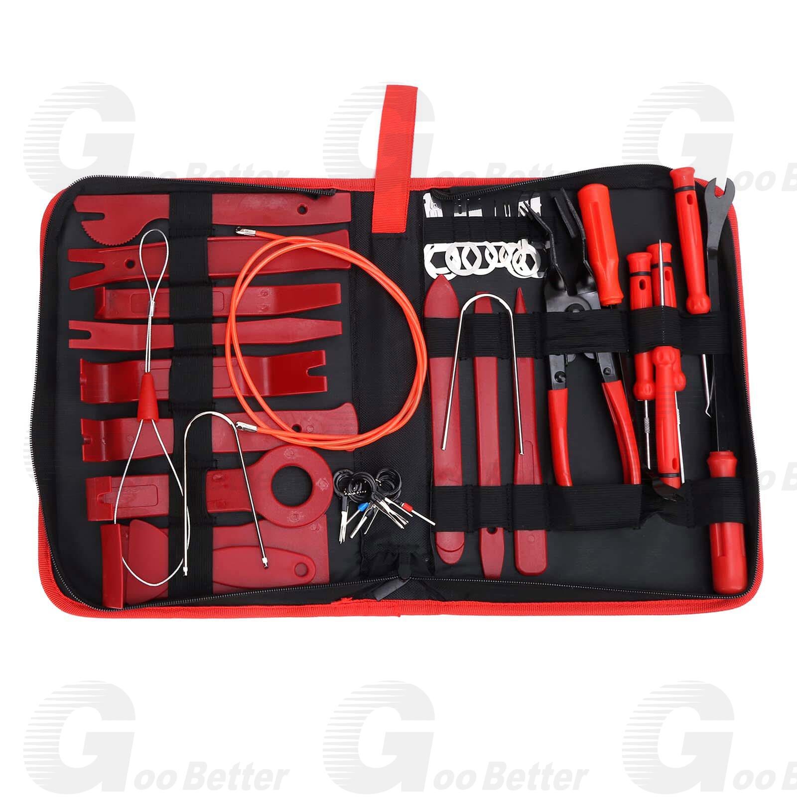 43Pcs Trim Removal Pry Tool Kits for Car Radio Panel Door Dash Clip Fasteners US