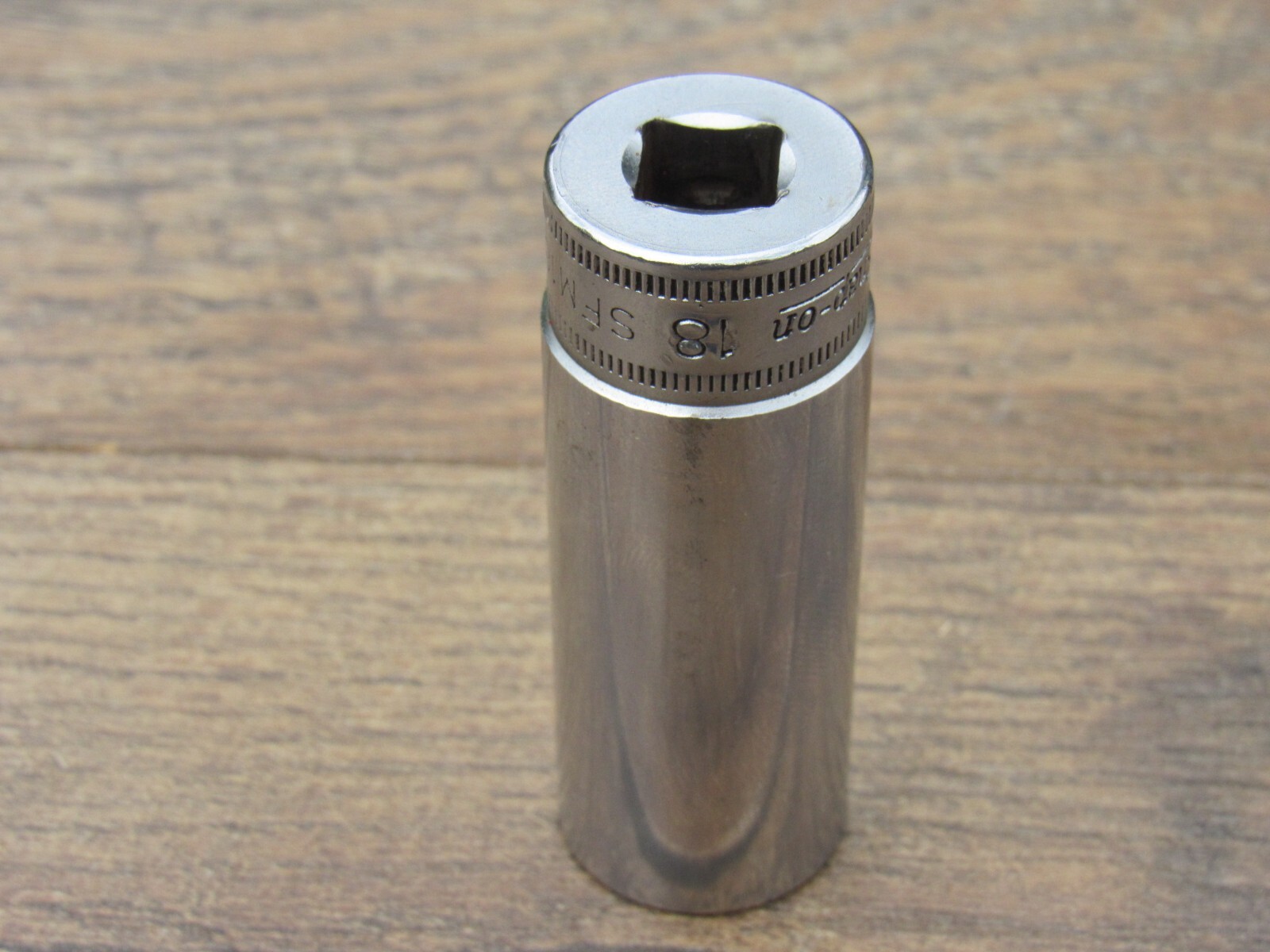 SNAP ON 18MM SFM18 3/8″ DRIVE METRIC 12 POINT DEEP UNDERLINE SOCKET 18 MM SFM