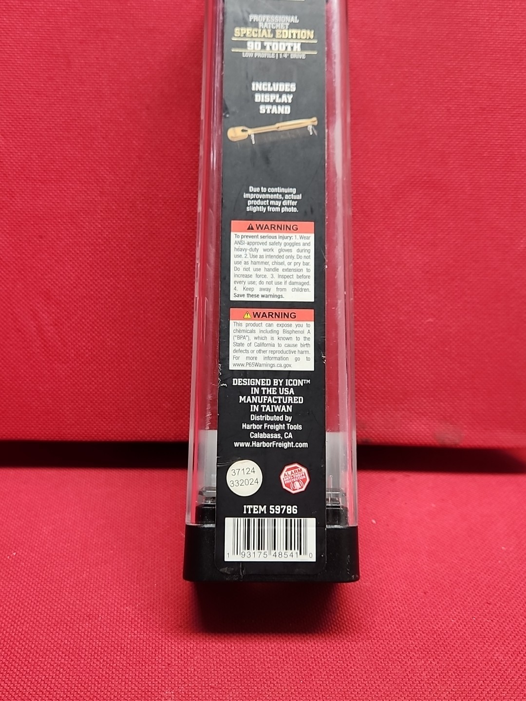 Special Edition 24k Gold Plated ICON = No. 59786 = 1/4″ Inch Drive Ratchet New !