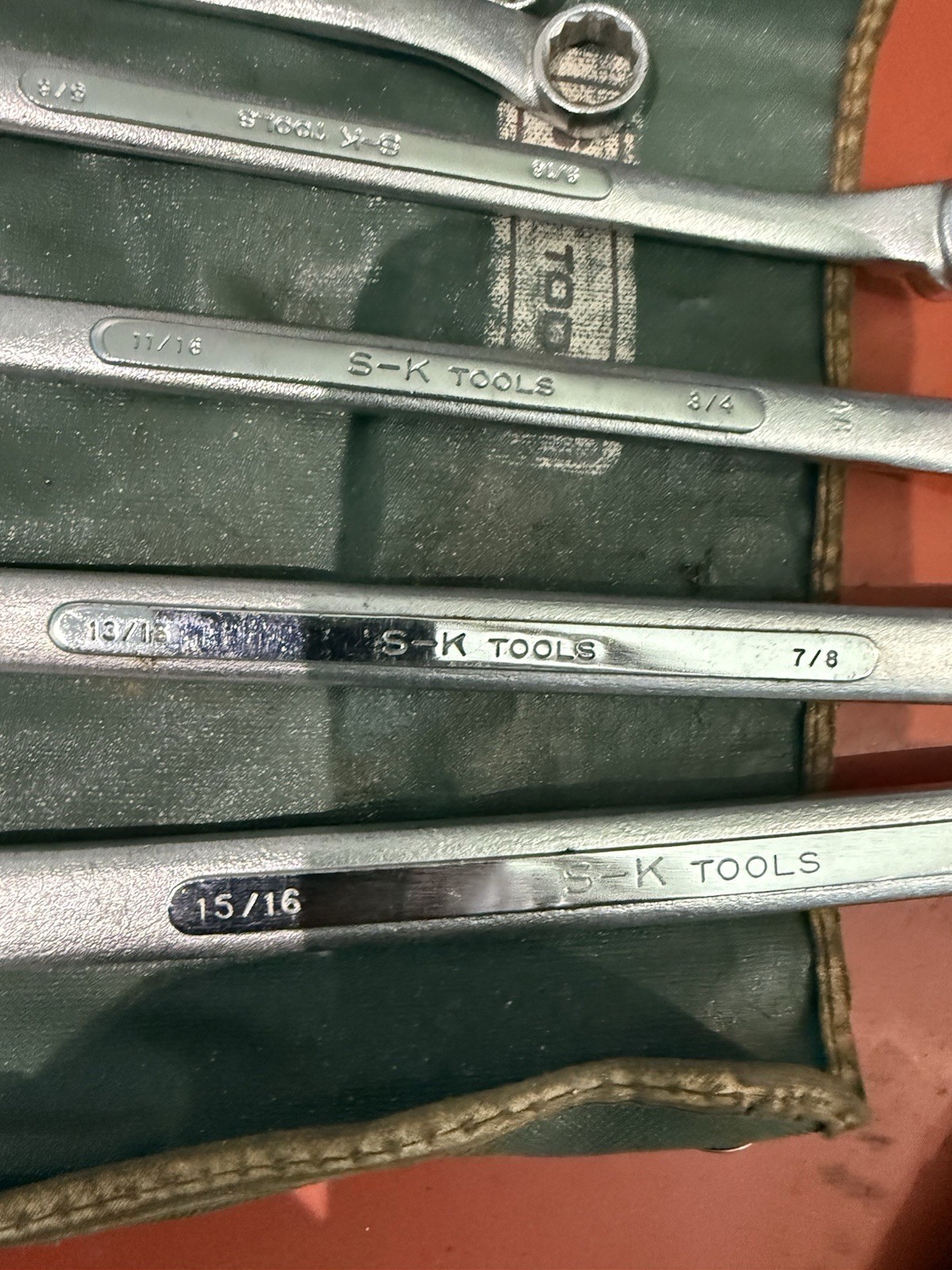 SK set Model 360 Offset box end wrench six piece set 3/8 – 1″