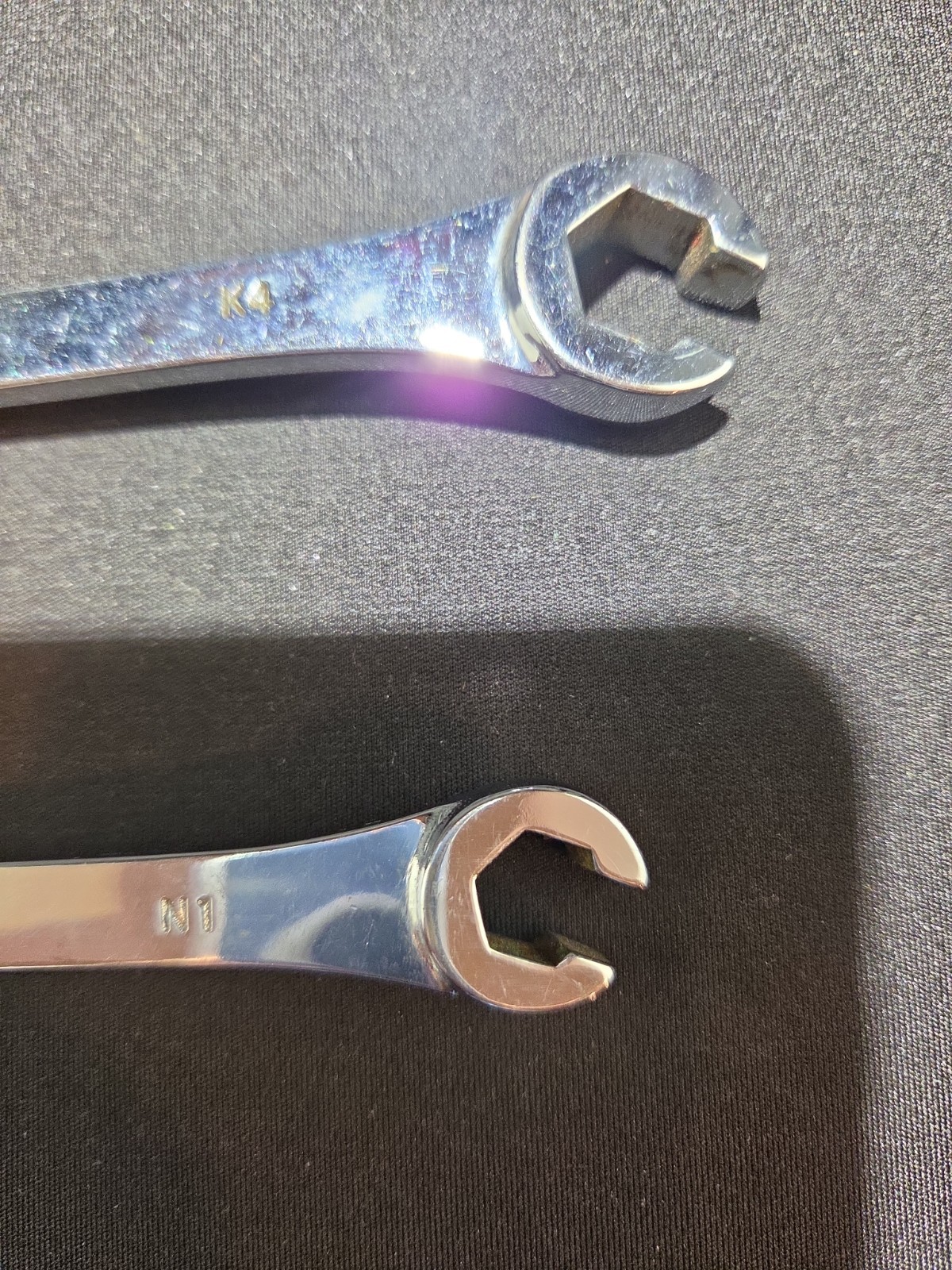 Mac Tools Set Of 2 SAE Flare Nut/line Wrenches 9/16,1/2,7/16,3/8
