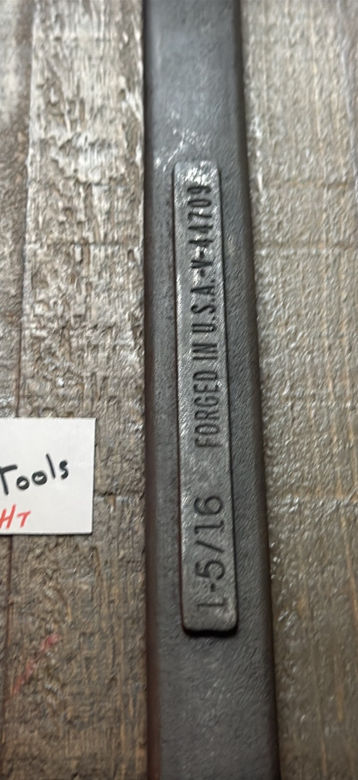 Craftsman 1-5/16” wrench large -v-44709 no owner markings