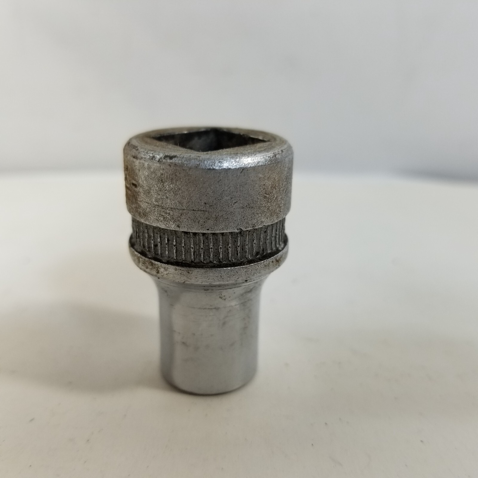 Indestro Super Chrome Socket 1214 7/16in. 12 pt. 1/2″ Drive USA 1950s