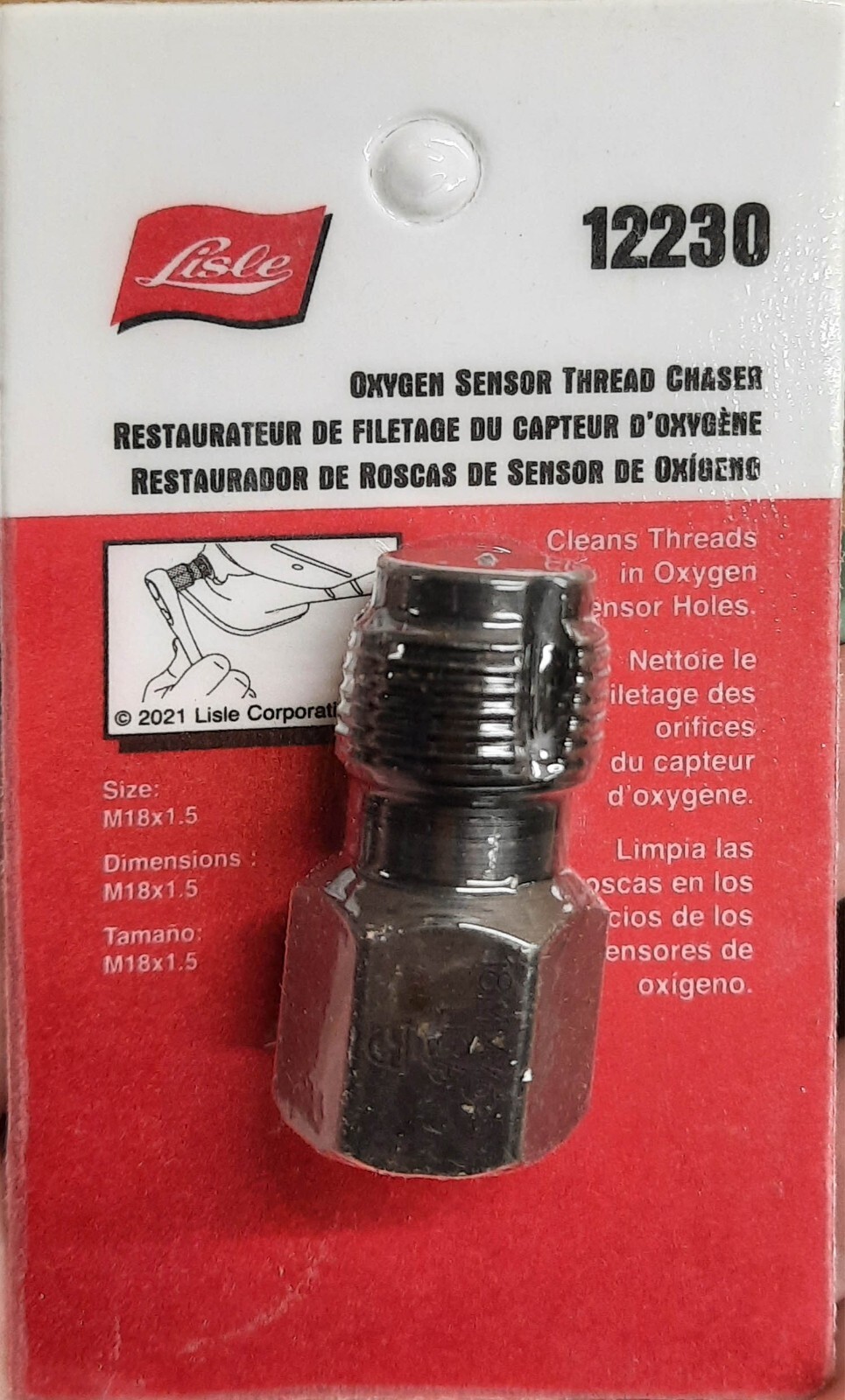 Lisle 12230 Oxygen Sensor Thread Chaser