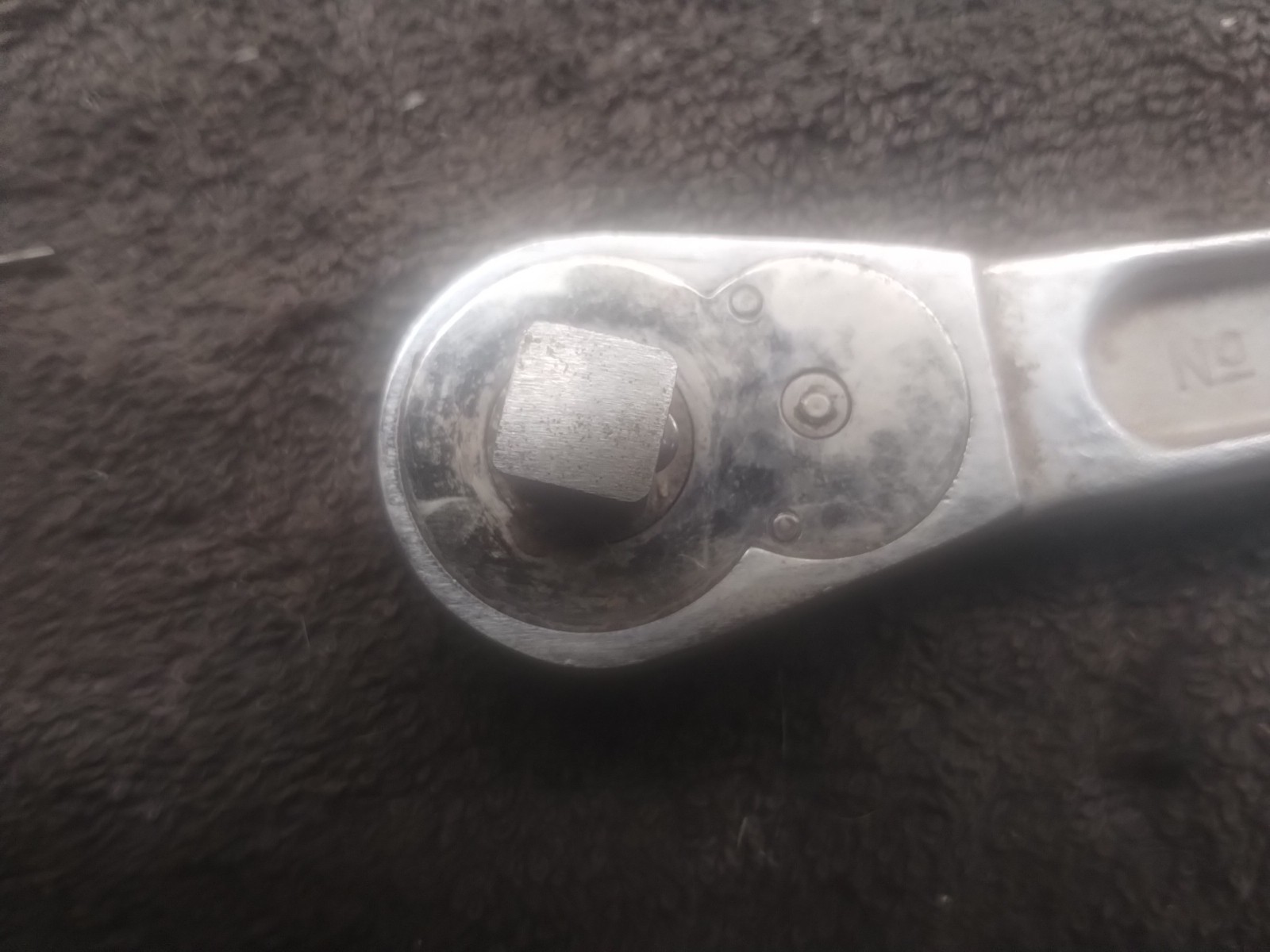 Vintage 1945 Snap-On 71N Ratchet – 1/2″ Drive – WWII «G» Date Code – Smooth!