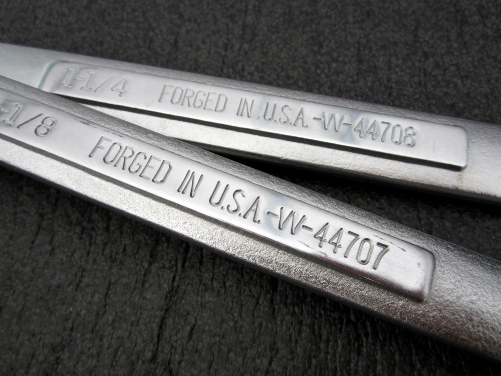 Vintage Craftsman 5pc Large Combination Wrench Set -VV- Made in USA