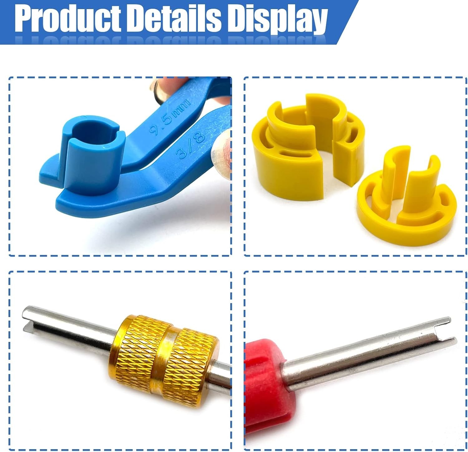 16PCS Fuel Line Disconnect Tool Set with Storage Box for Auto Repair Efficiency
