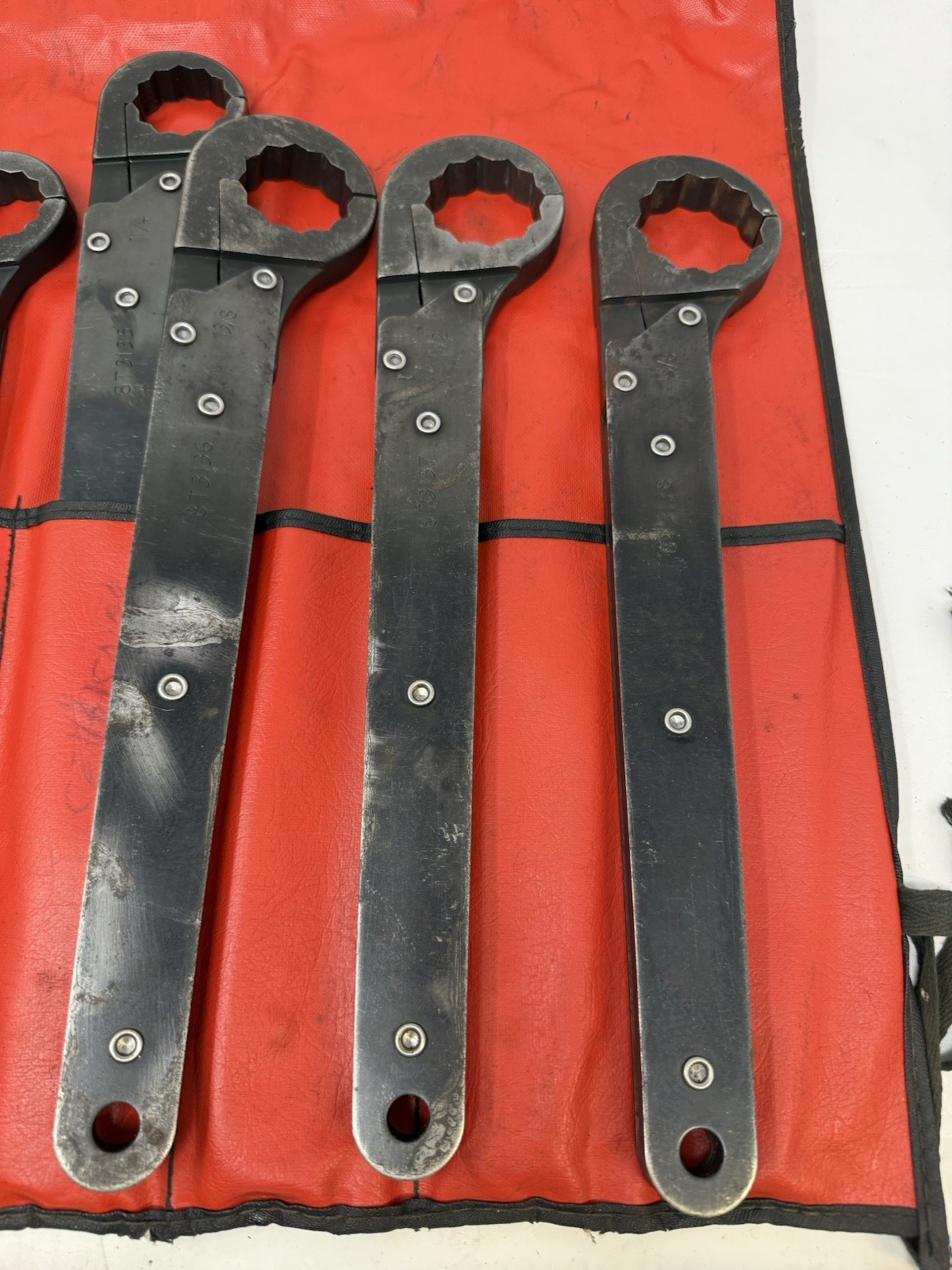 Caterpillar Service Tool Large Ratcheting Flare Nut Wrench Set 8T3227 AS IS*