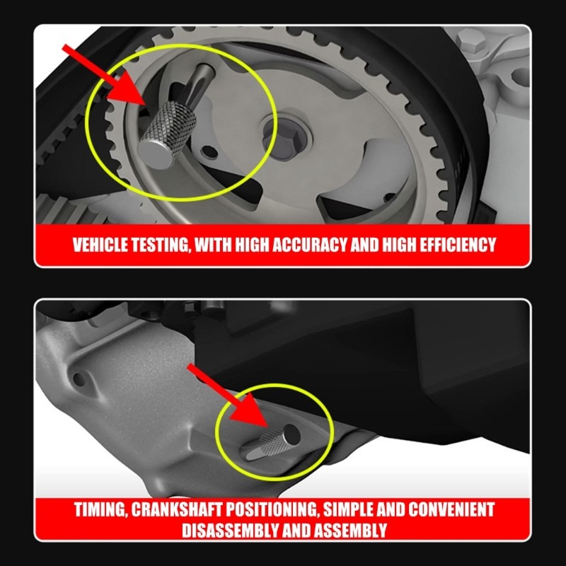 Vehicle Crankshaft Engine Timing Alignment Tool Resistant to Corrosion Pack of 4