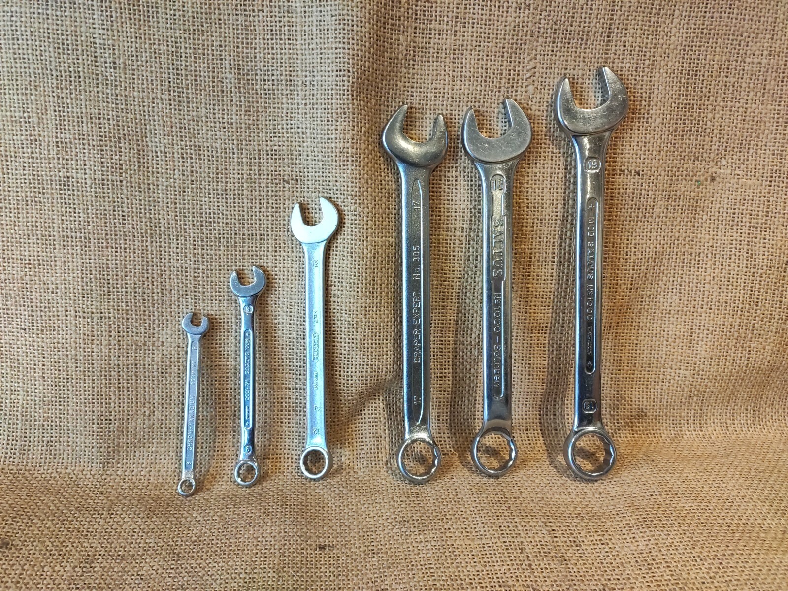 Gedore Saltus Metric Spanners Garage Bike Car Motorcycle Mechanics German Tools