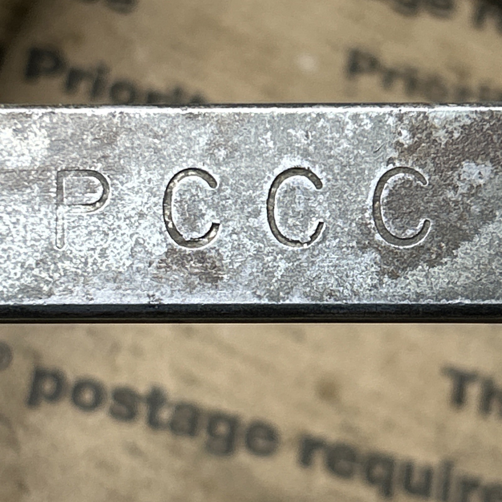 Rare ROCKY Cycle Co. USA PCCC Motorcycle Tire Bead Iron Pry Bar Harley Honda