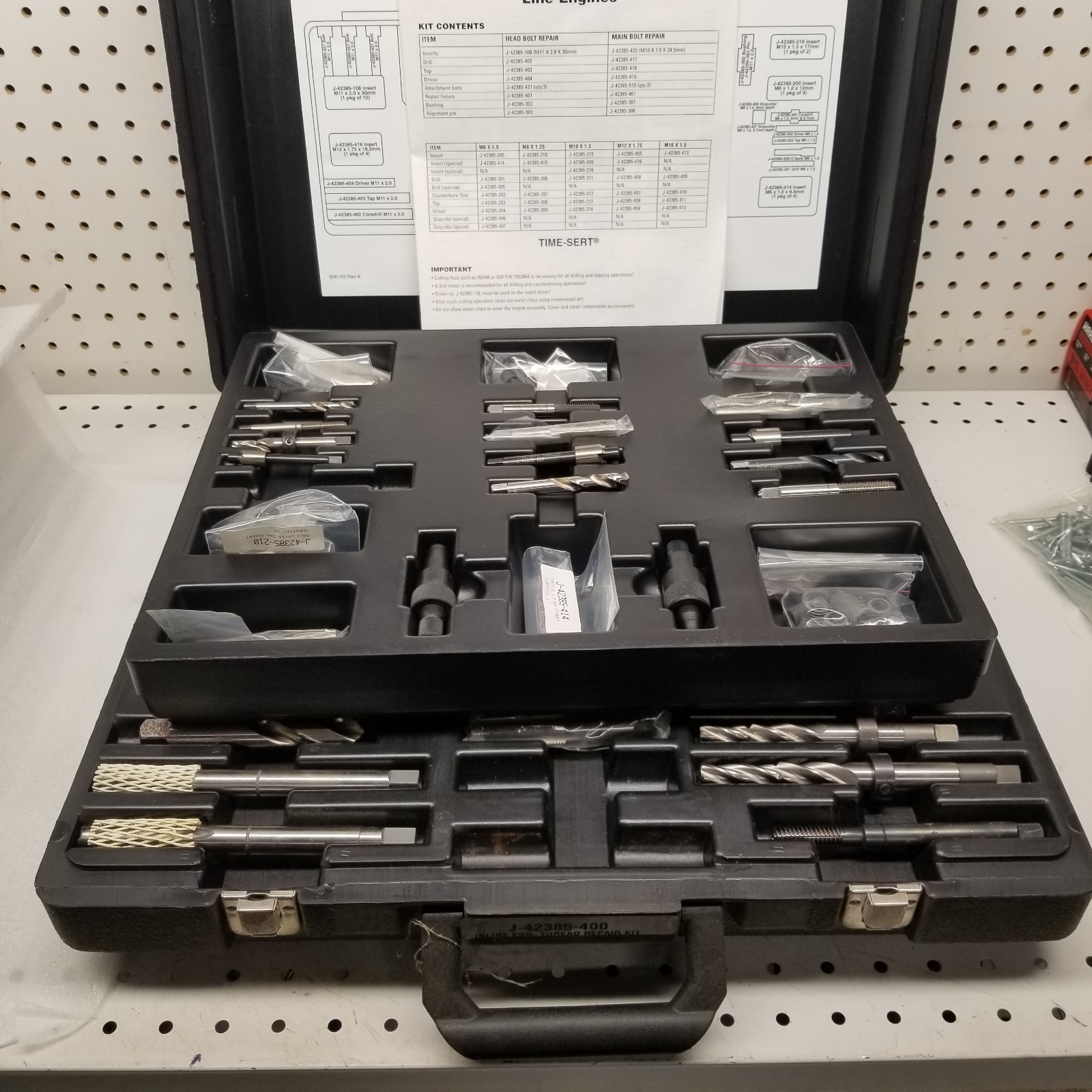 Kent Moore J-42385-400 Inline Engine Thread Repair Kit Time-Sert Tool Kit (SPX)