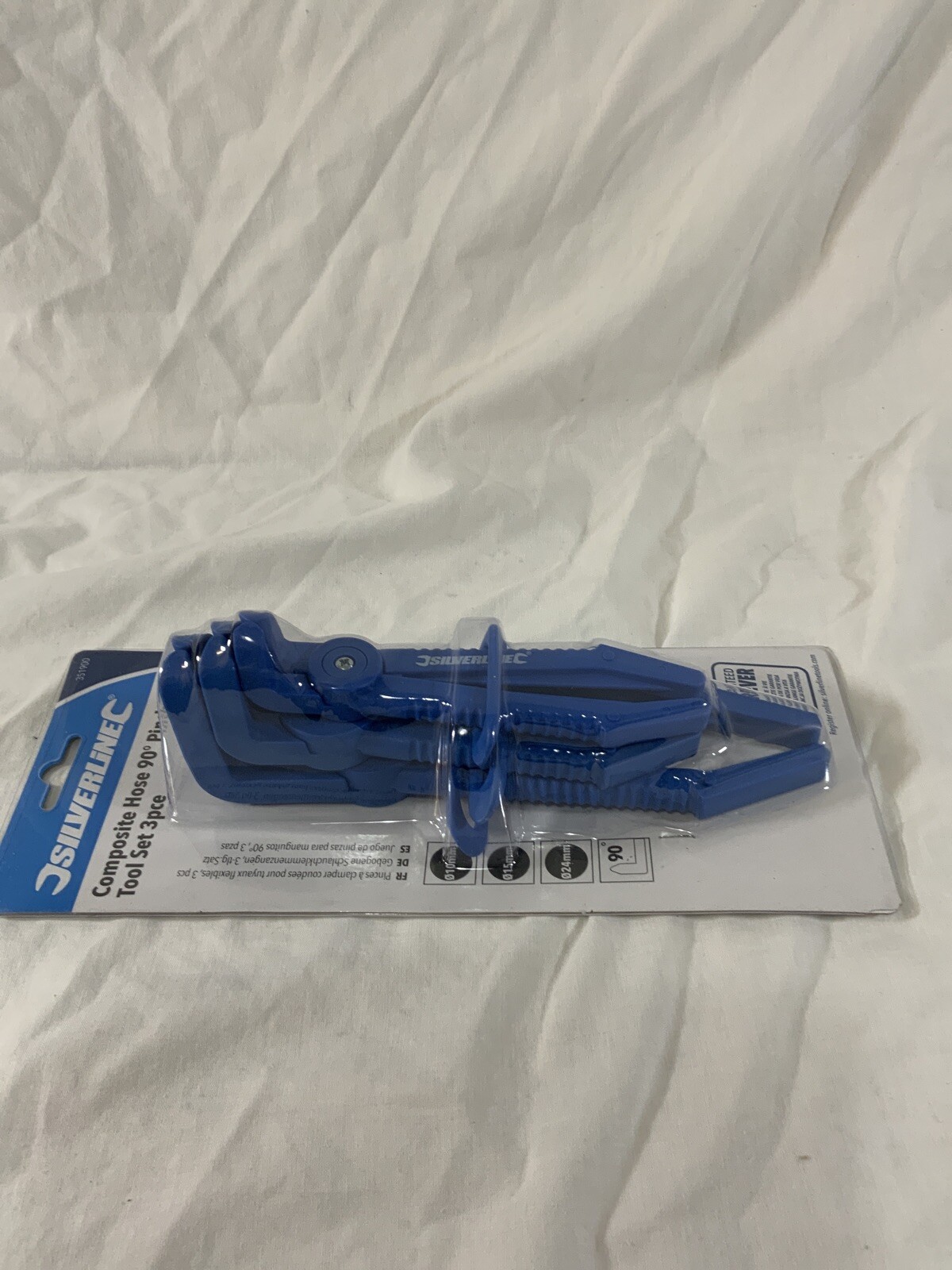 Silverline Composite Hose 90° Pinch Tool Set 3 pieces
