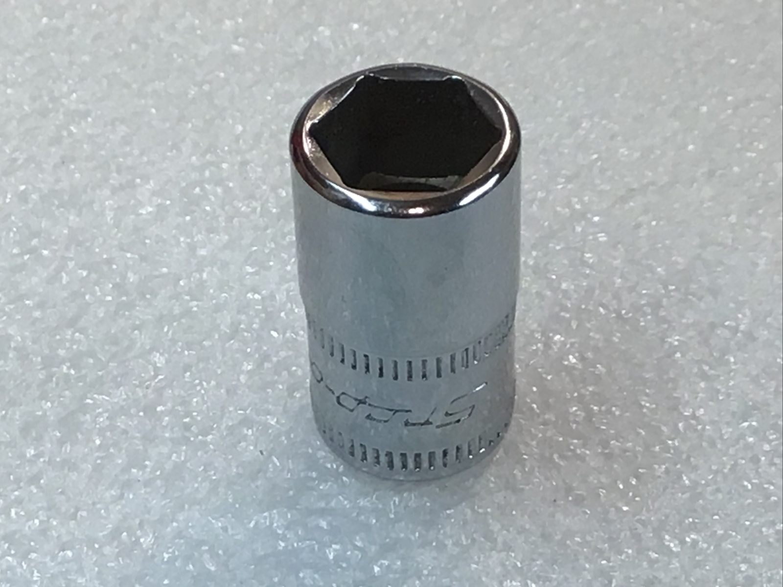 Snap On TMM9 – 9mm, Metric, Chrome, Shallow, Socket, 1/4″ Dr., 6 Pt.,-USA-NEW