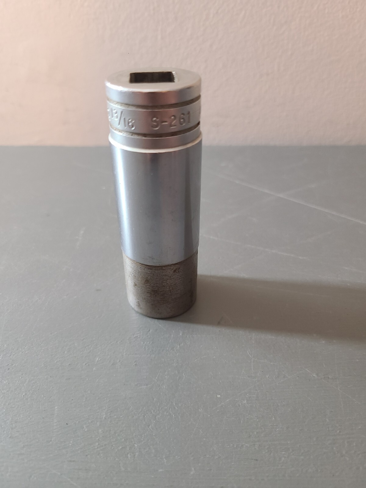 Snap-On Tools USA 13/16″ SAE Deep Socket 1/2″ Drive 12 Point S261