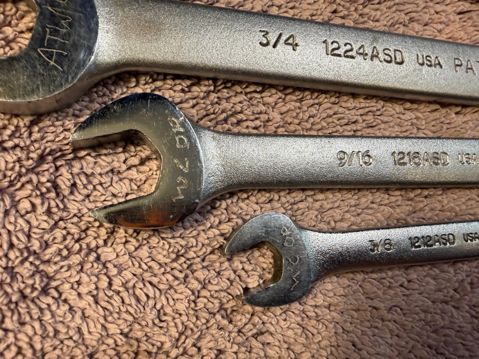 4 – Proto Anti-Slip Design (ASD) 7/8″ 3/4″ 9/16″ 3/8″ Great shape see pics