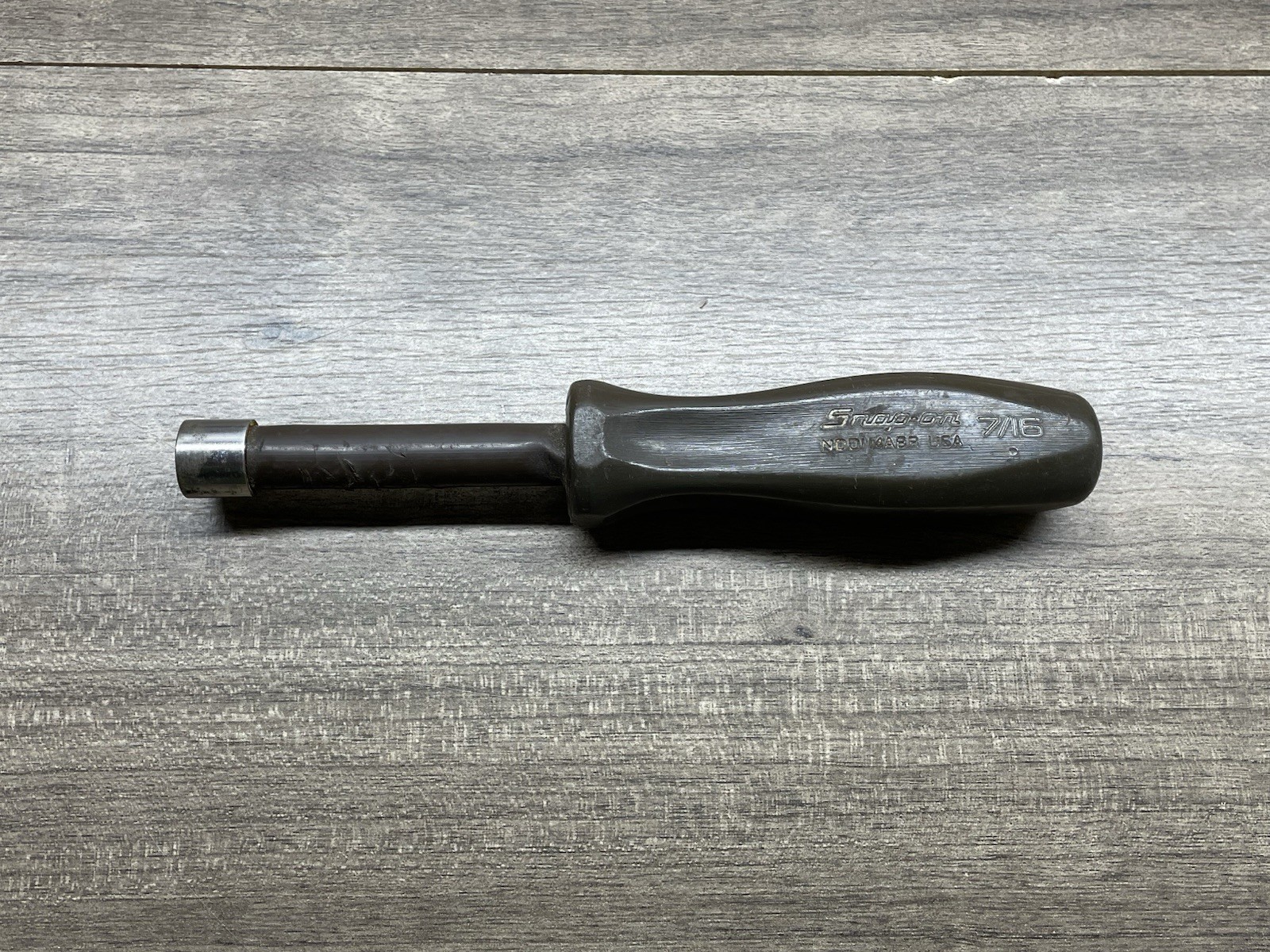 Snap-On Tools NDD114ABR – 7/16″ BROWN Hard Handle Nut Driver USA