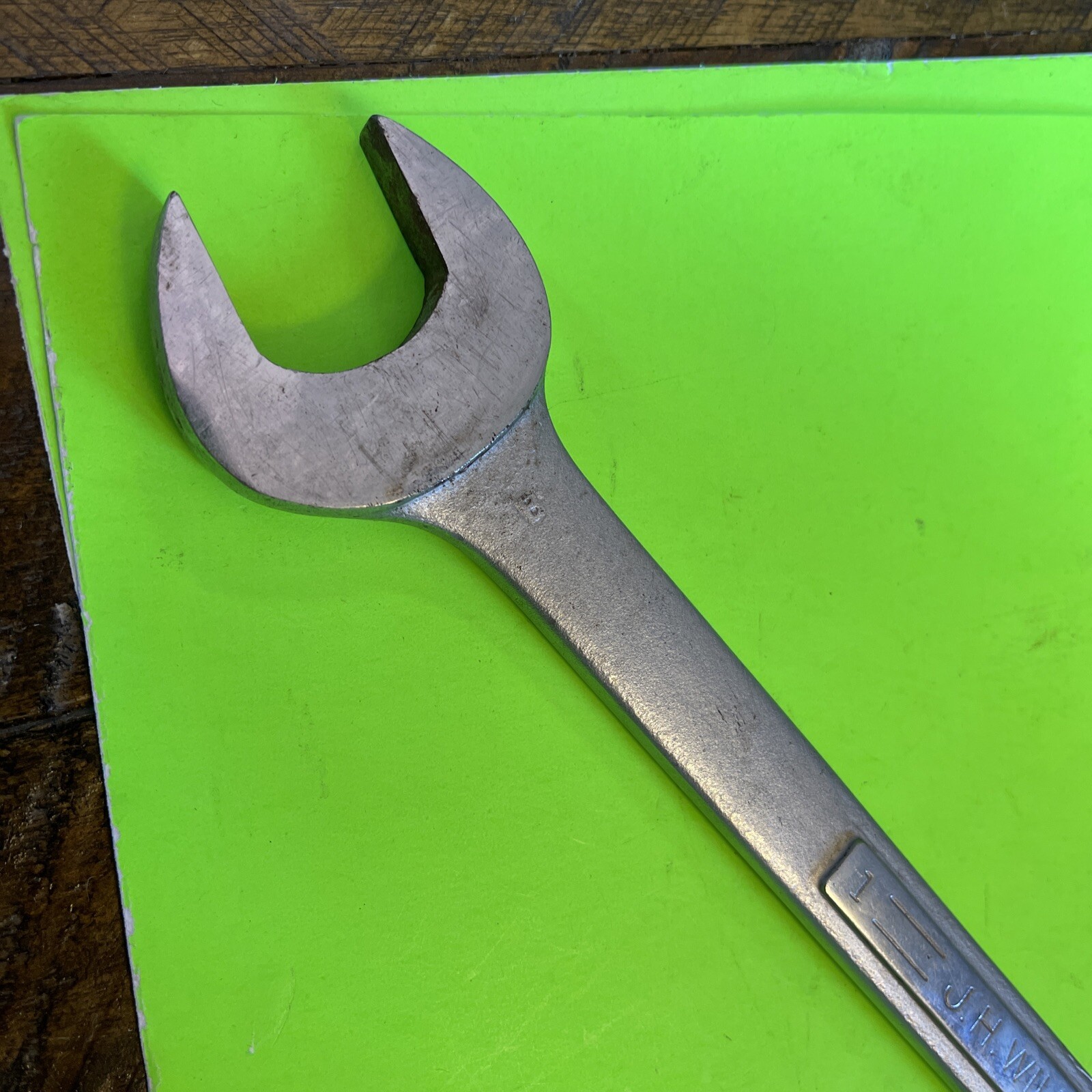 JH Williams Superrench – 1” Combination Wrench, 12 Point , Part# 1170 Vtg USA