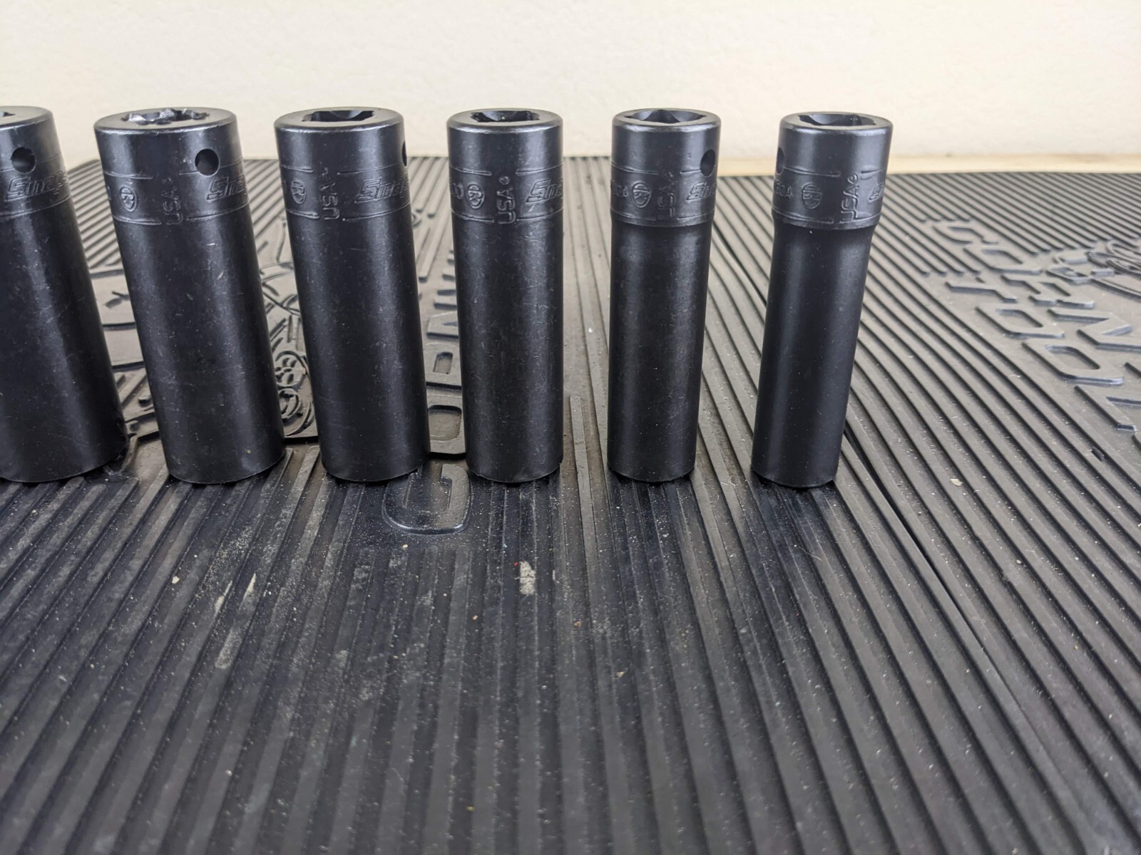 #au626 Snap-on 1/2″ drive 1/2″ thru 1″ 6-point DEEP Impact Socket SET 309SIMYA