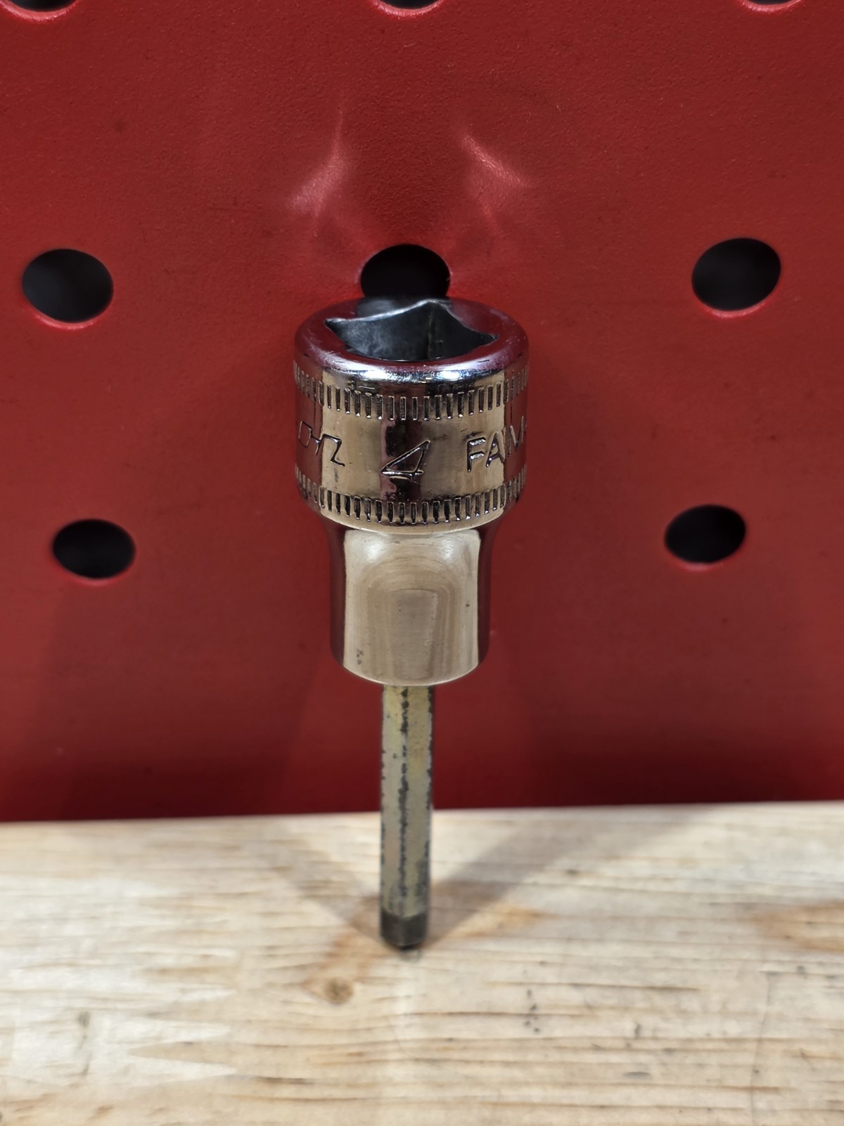 Snap-on Tools FAM4E 4mm 3/8″ Drive Metric Hex Bit Chrome Socket Driver USA
