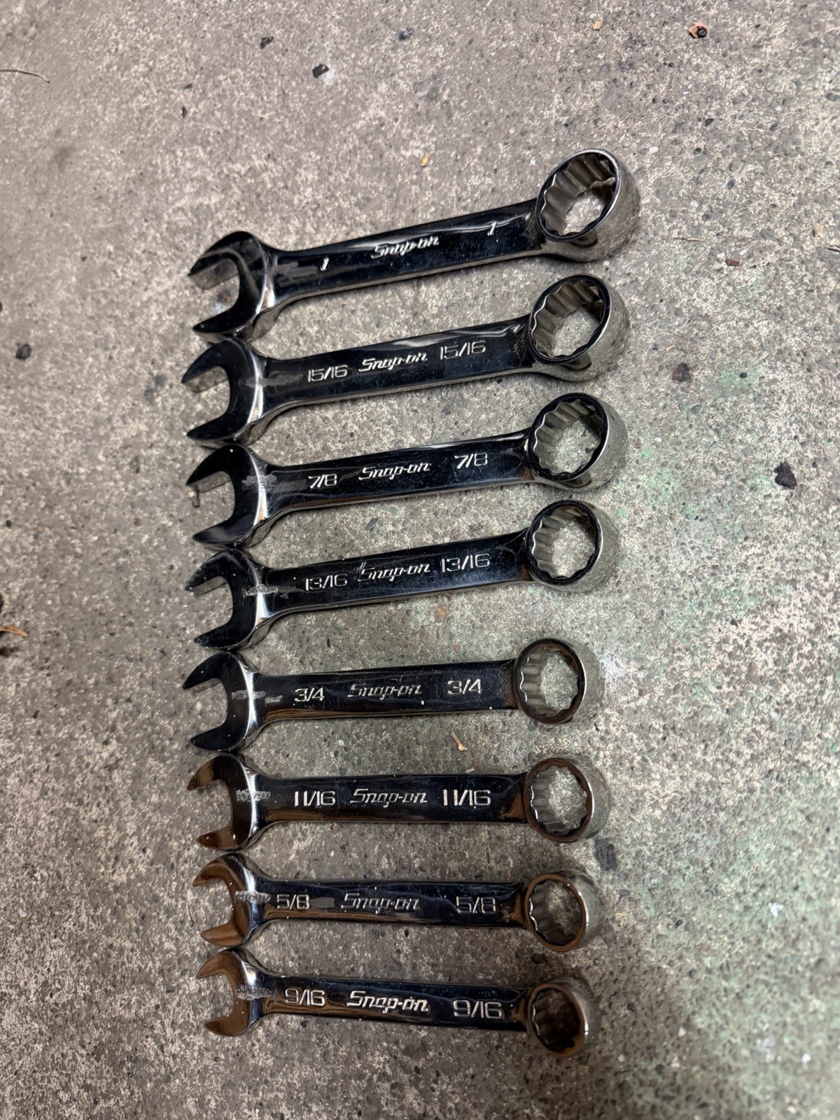 Snap On Set De 8pc OEX B 9/16-5/8-11/16-3/4-13/16-7/8-15/16-1”