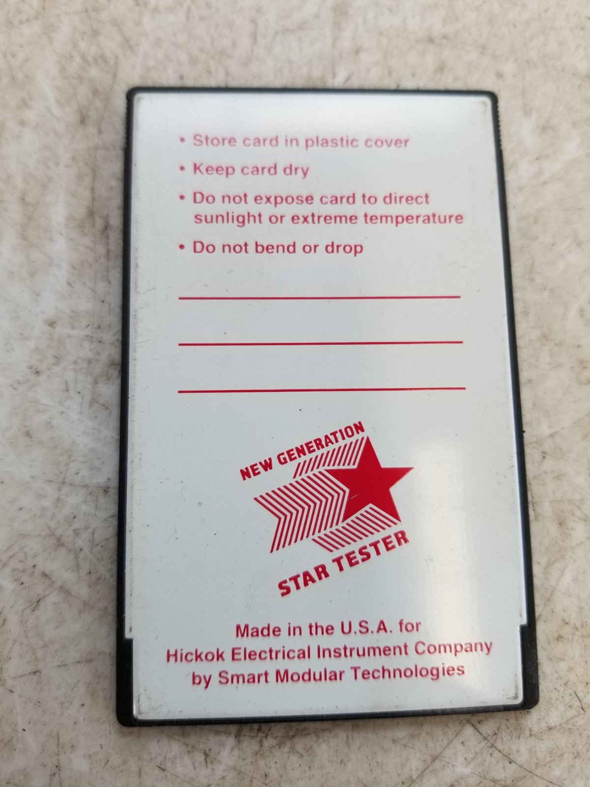 * Ford Rotunda NGS Card 84-93 1994 Tempo Topaz Continental 007-00502 STAR Tester