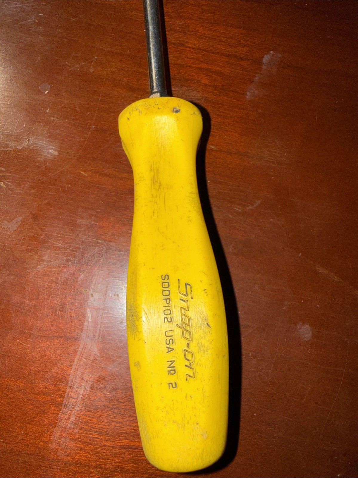 Used Snap On Yellow Hard Handle Phillip Number 2 Screwdriver Used