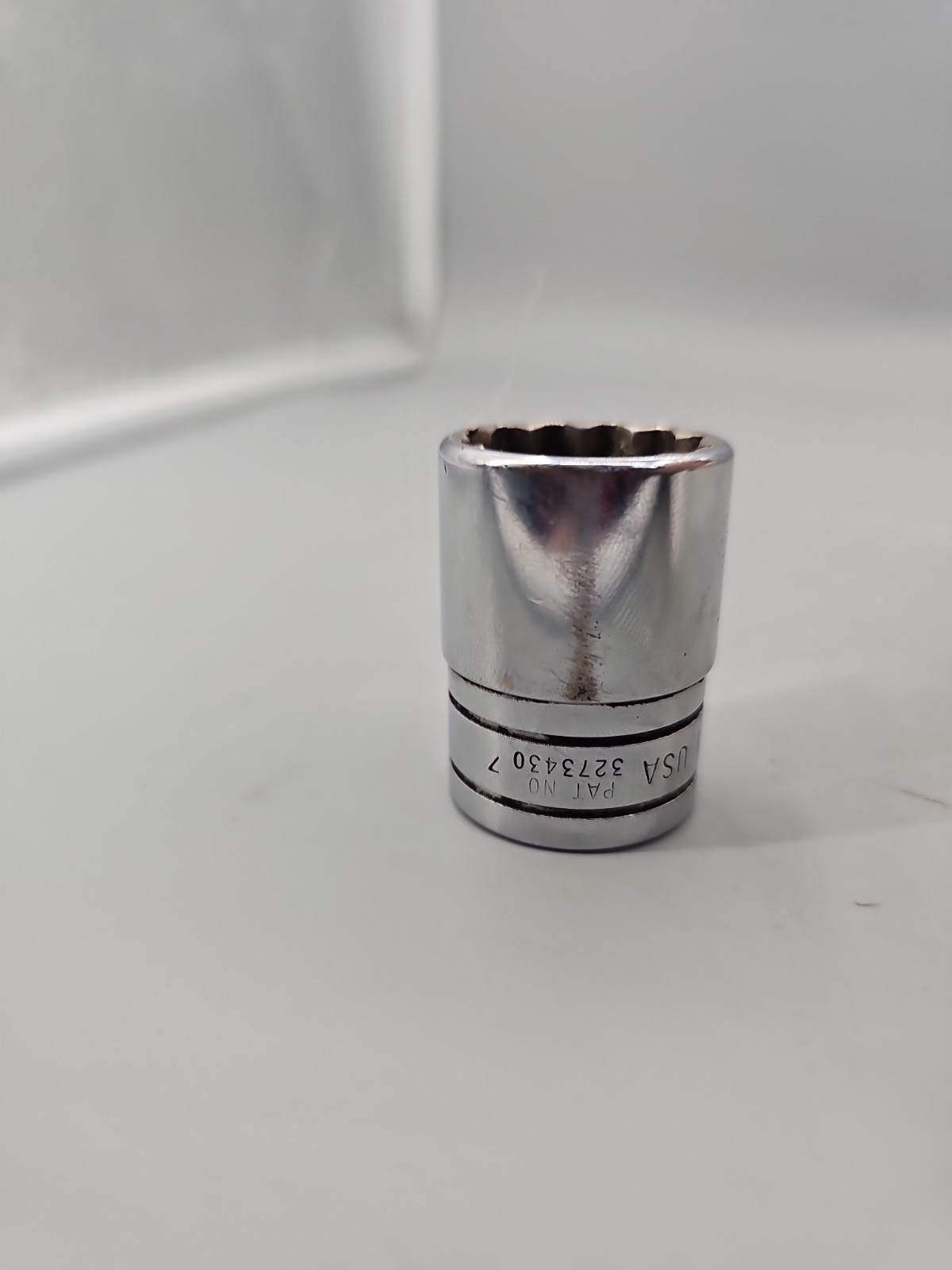 Snap On – 1/2″ Drive SW-261 13/16″ 12Pt SAE Shallow Chrome Socket – SW261