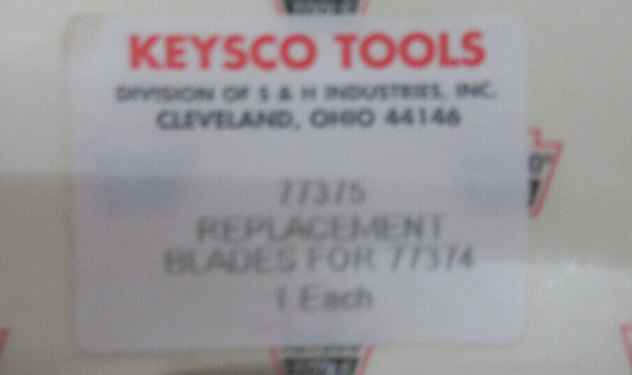 KEYSCO TOOLS 77375 REPLACEMENT BLADE