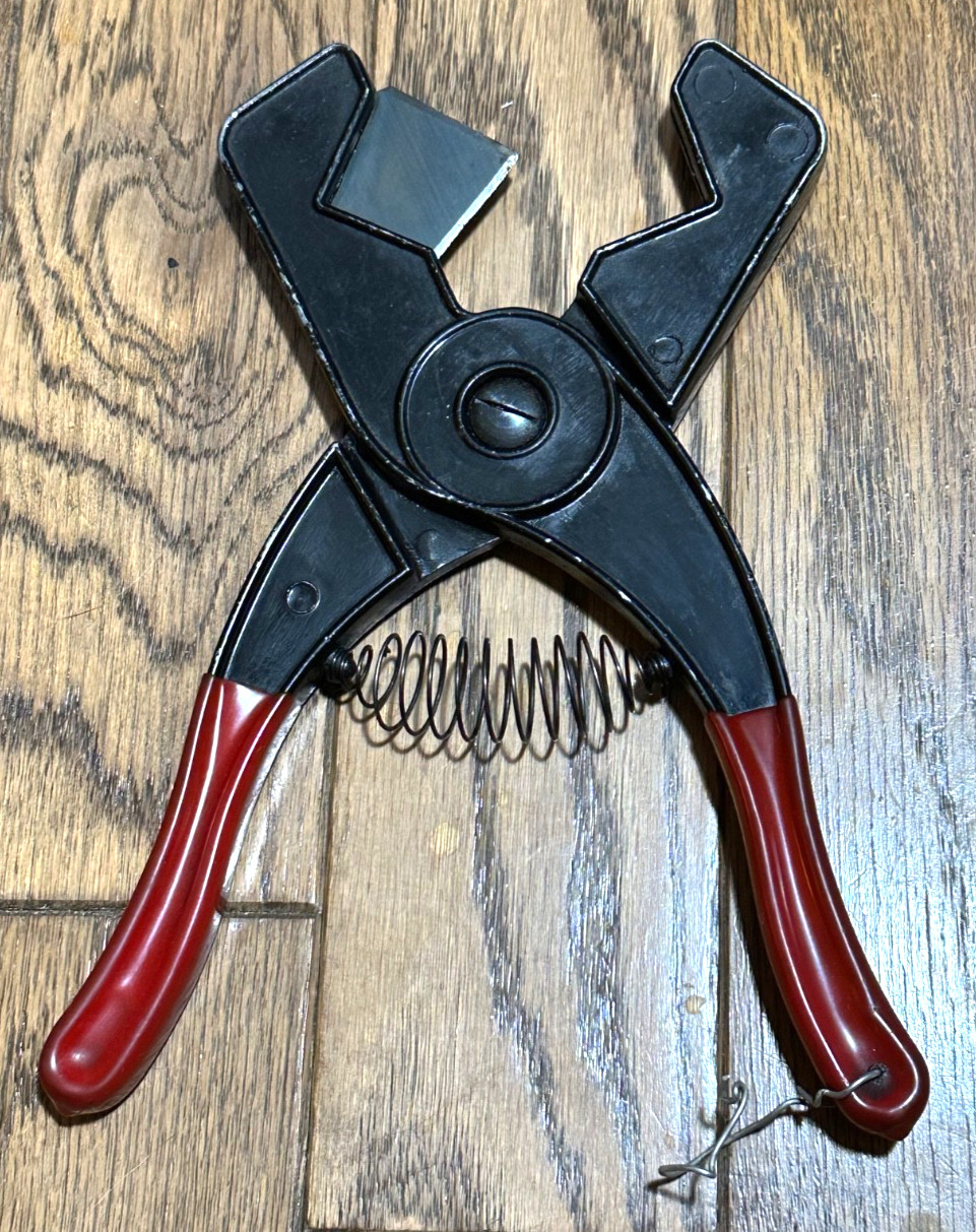 Tools 9.5″ Long Tubing Hose Multi Cutter Pliers Rubber Plastic Red Spring Grip