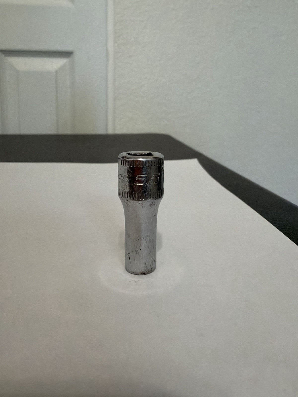 Snap On TMMS5.5 5.5mm Metric Flank Drive Semi-Deep Socket 1/4″ Drive 6 Point