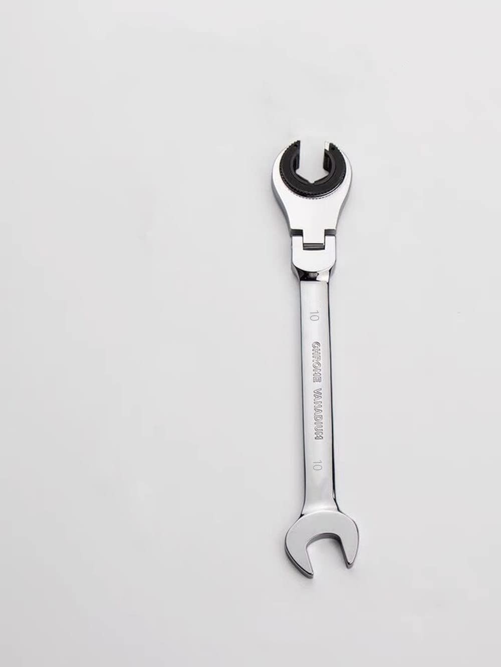 Professional 10mm Flex-Head Wrench – Corrosion Resistant with Dual Functionality