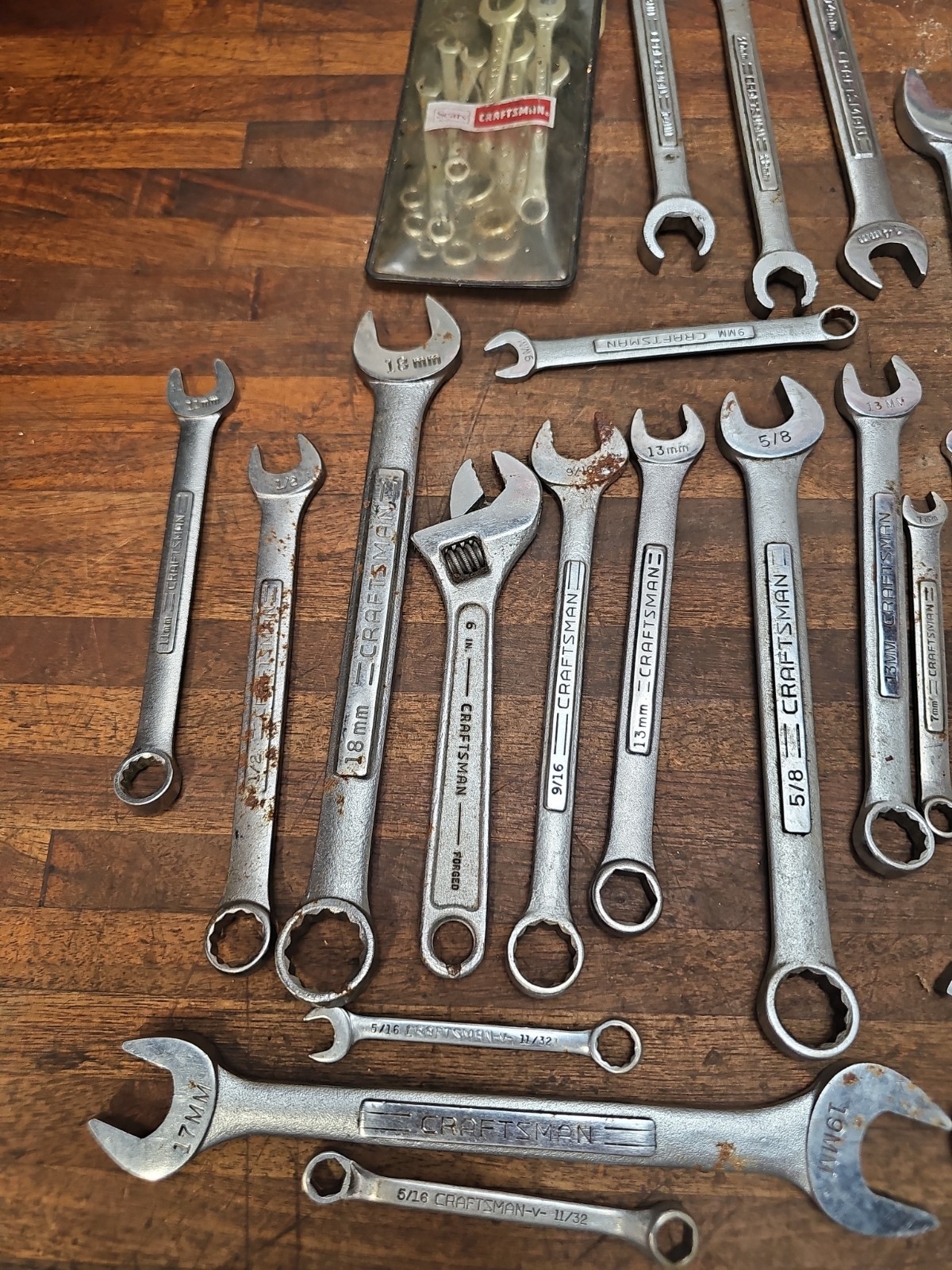 PP15- 50 Vintage USA CRAFTSMAN Wrenches – Assorted SAE & Metric –
