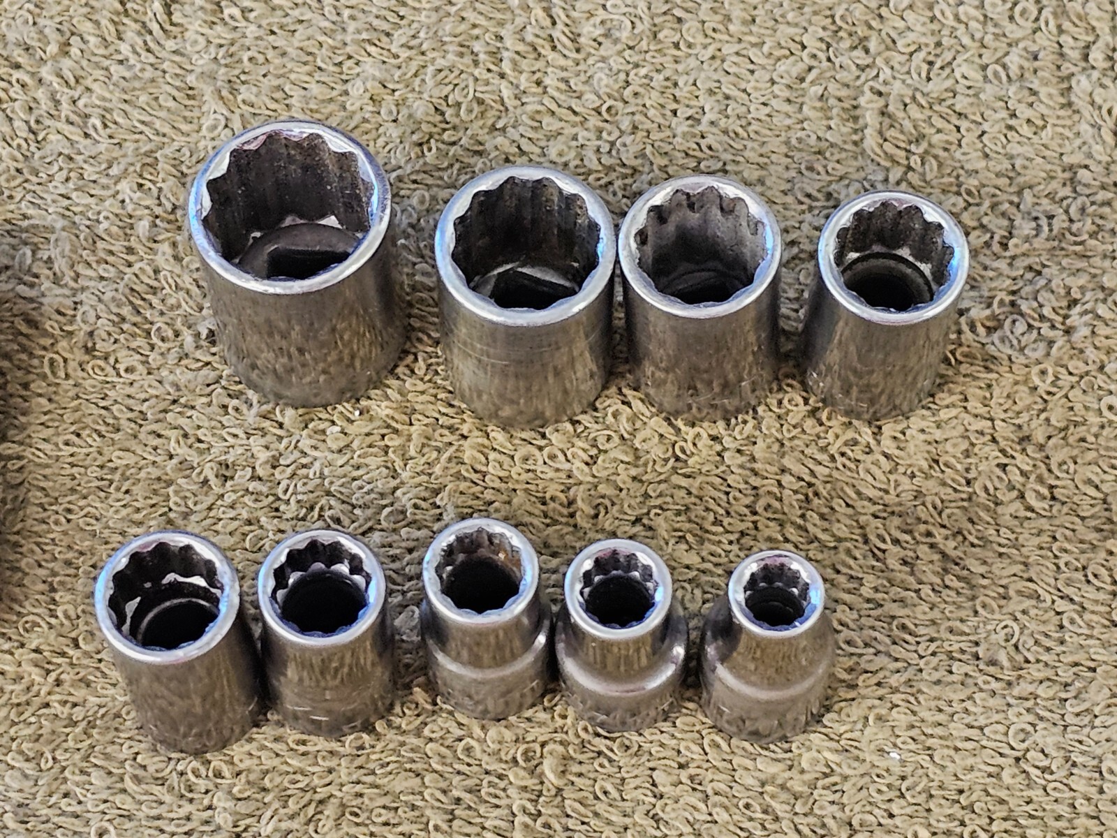 12 KD K-D 1/4″ Drive 51 Socket Set Ratchet Extension Sae 1/2 7/16 3/8 5/16 3/16